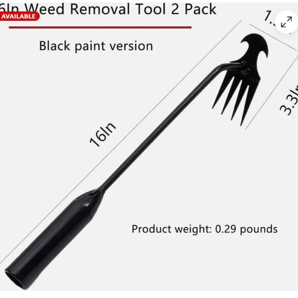 Set of 2 Weed Puller Tool Garden Pulling Tool, Portable Weeder Tool... - Picture 5 of 10